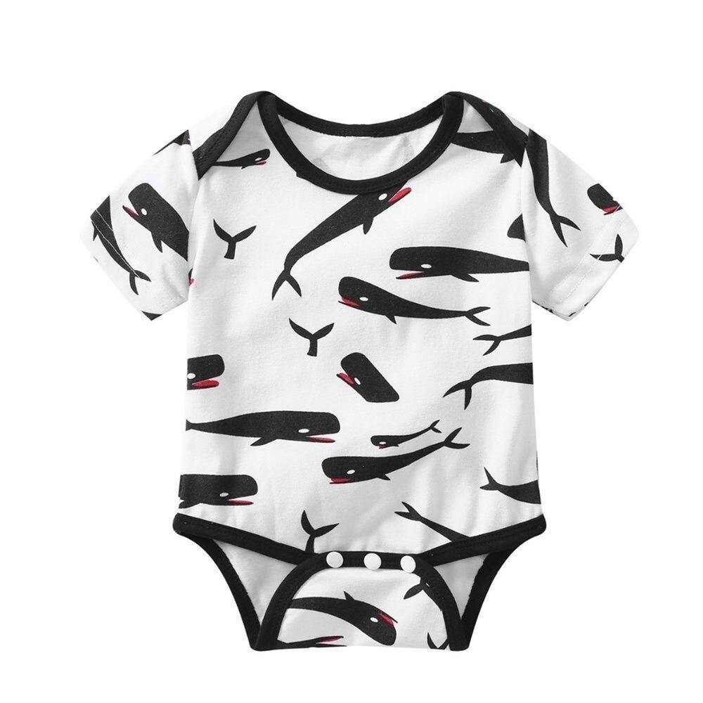 New Baby boy whales romper 3-6 months